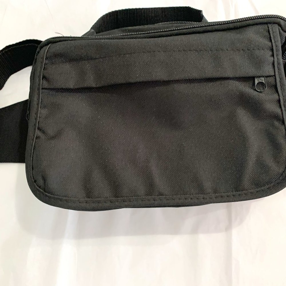 Black Fanny Pack Bag Adjustable Strap